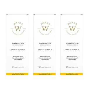 Trío de cremas SPF30