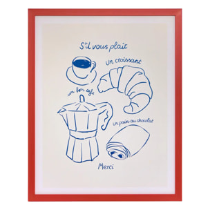 Affiche encadrée Fra 40x50cm