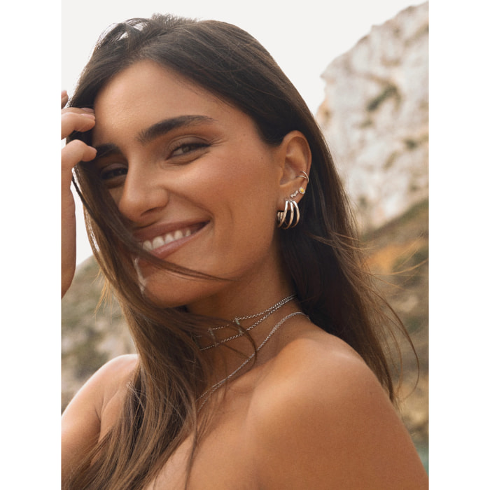 Pendientes Aro Triple