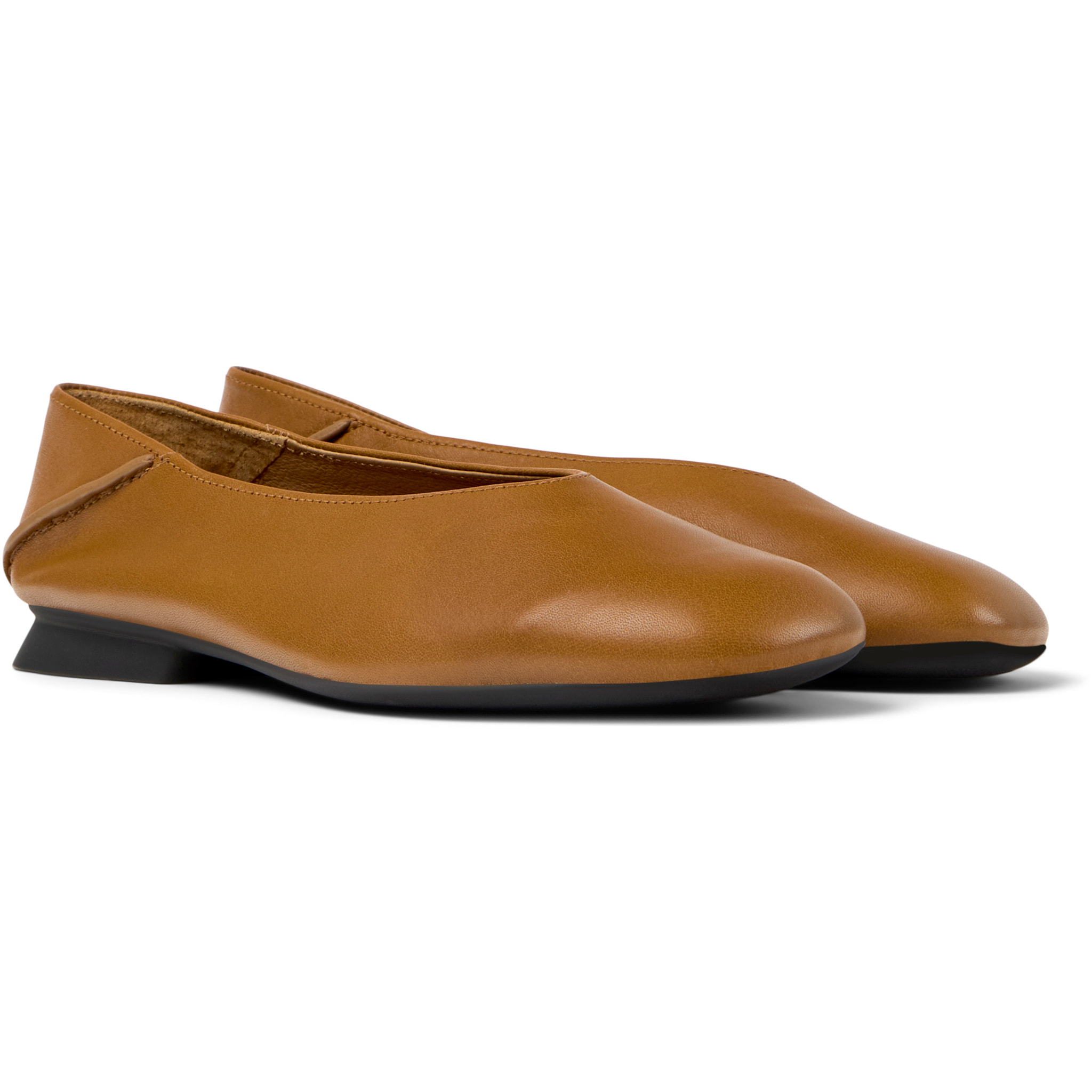 Bailarinas - CAMPER Casi Myra - Marron - Cuero liso