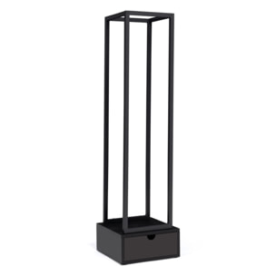 Range bûches vertical avec tiroir 125 cm