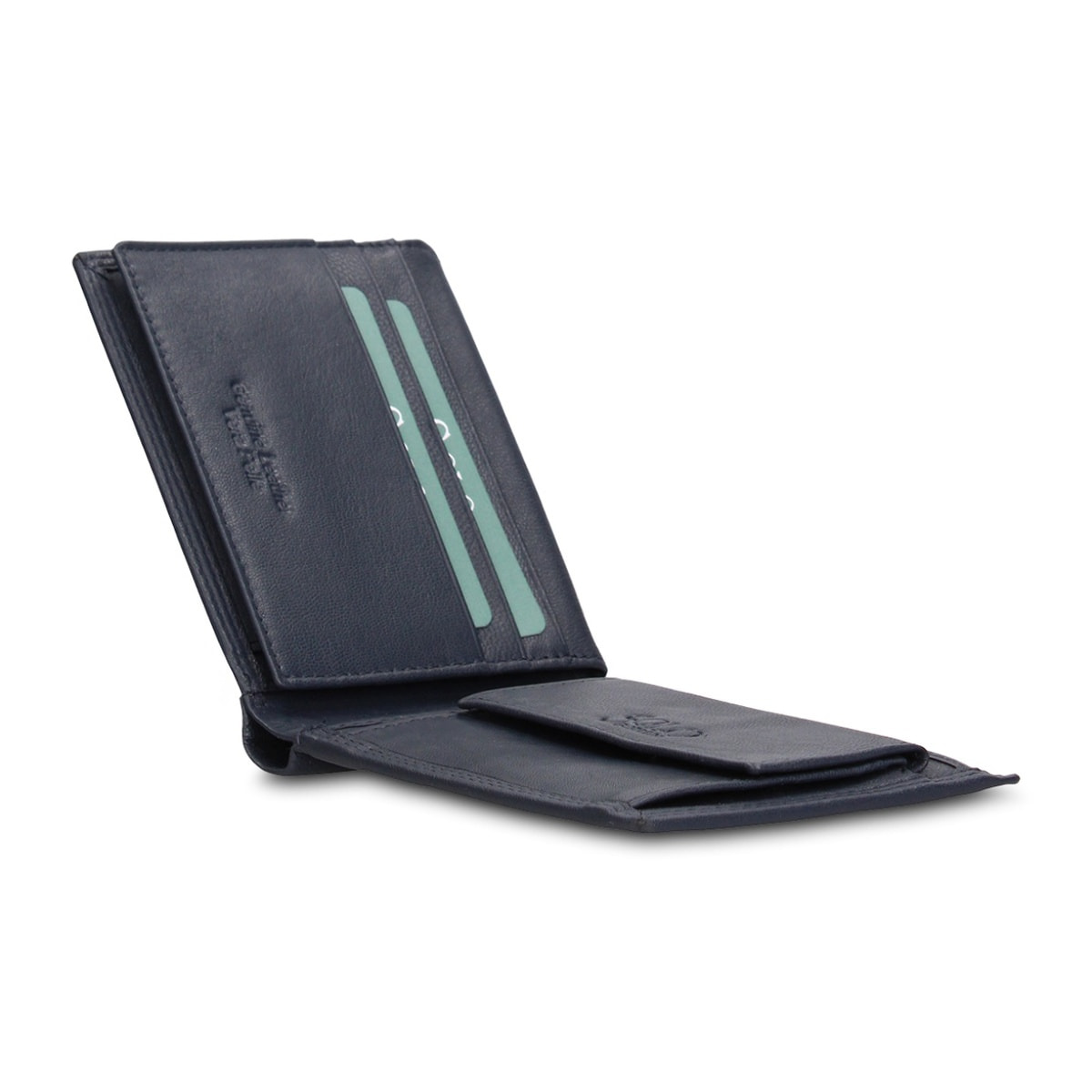 Portafoglio uomo in vera pelle - Modello Eldrin Prime - Casual - 12.5 x 9.5 x 2.0 cm