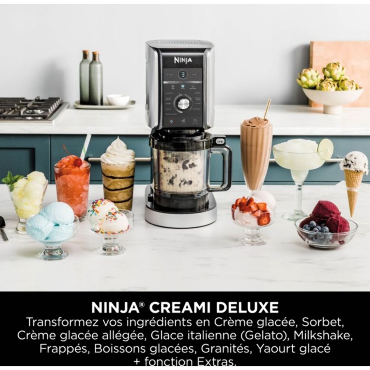 Turbine à glace NINJA Creami Deluxe NC502EU