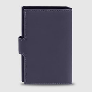 Piquadro Portacarte automatico in metallo, schermato con protezione RFID