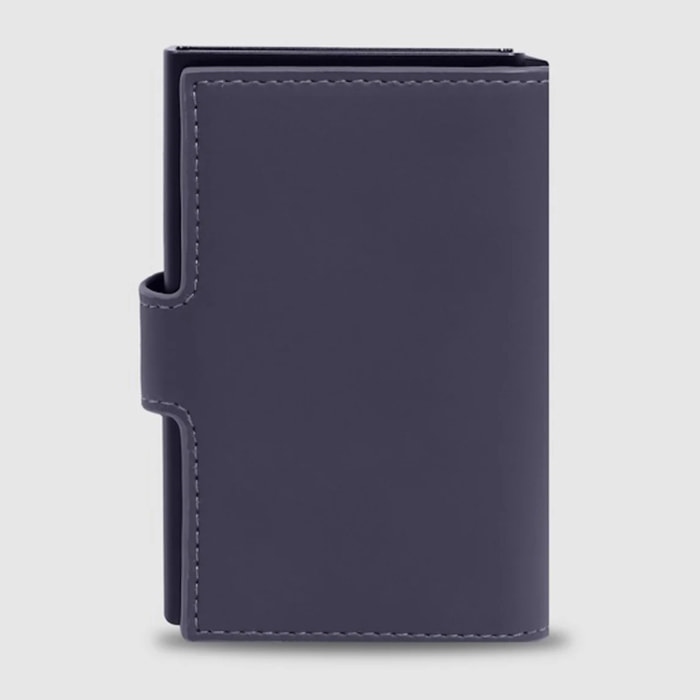 Piquadro Portacarte automatico in metallo, schermato con protezione RFID