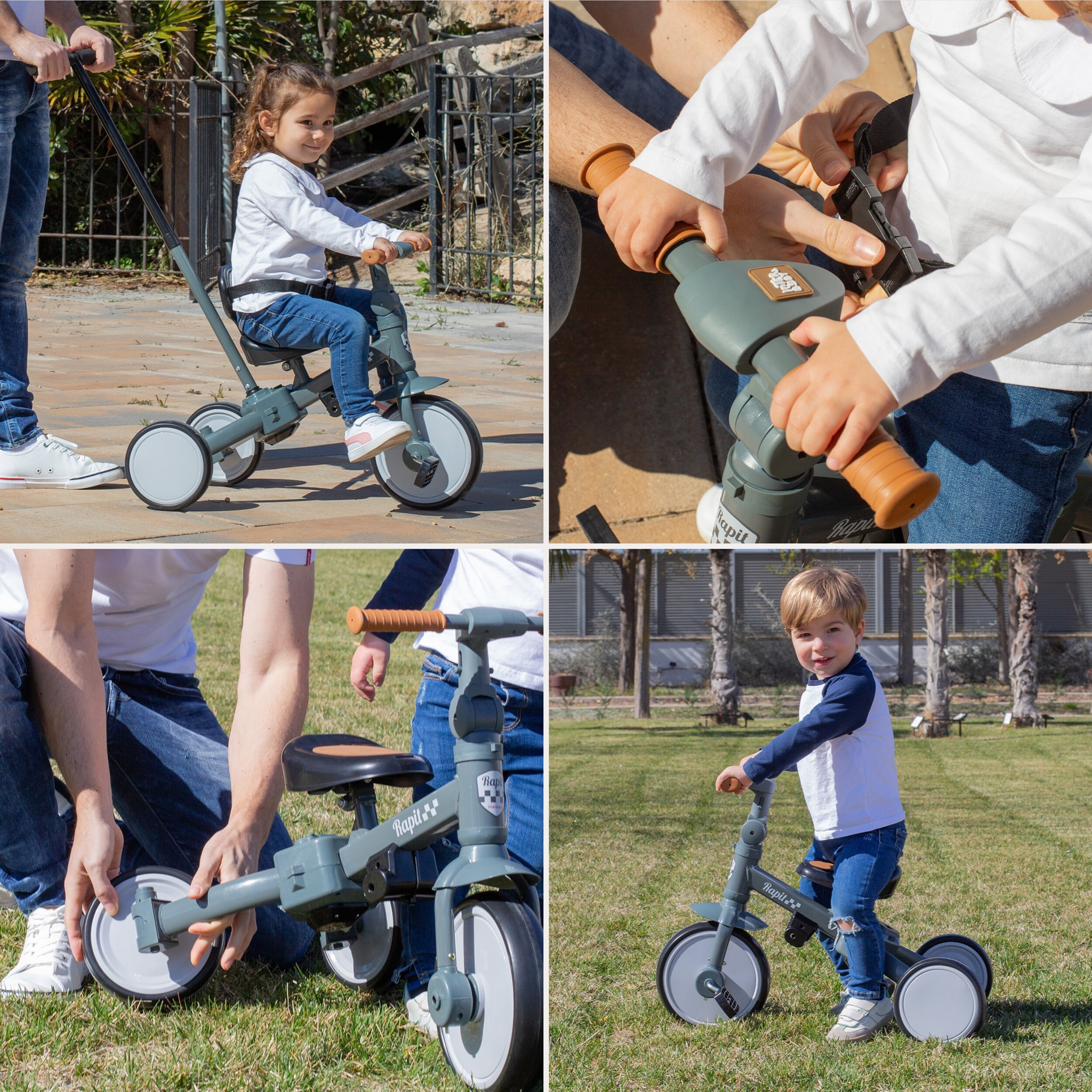 Triciclo Evolutivo Multifuncional para Bebés