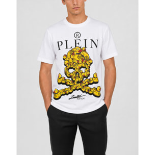 PHILIPP PLEIN Camiseta de cuello redondo y manga corta SKULL