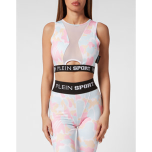PLEIN SPORT Top deportivo CAMOUFLAGE