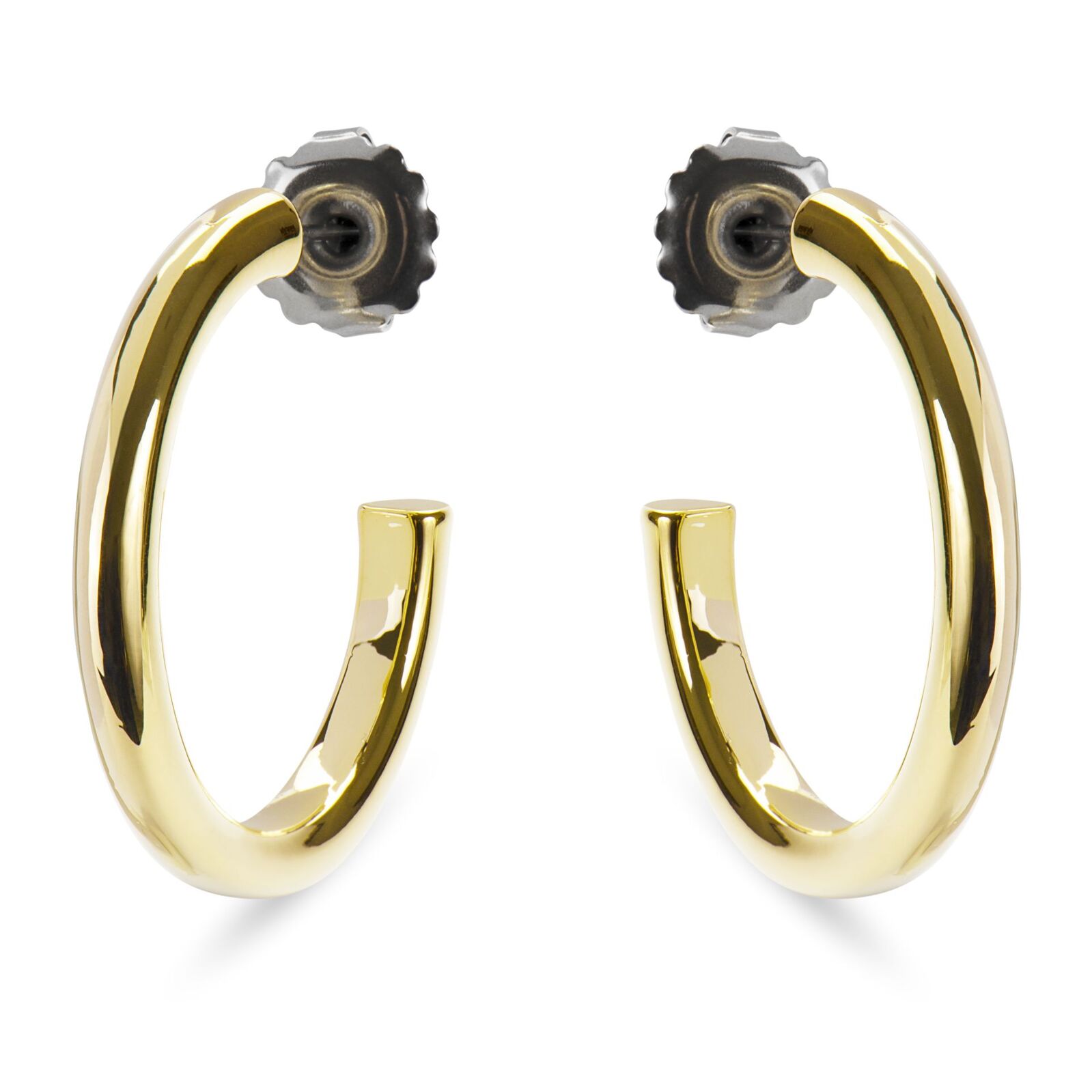 Pendientes de 29mm de diámetro acabado oro amarillo de 18K