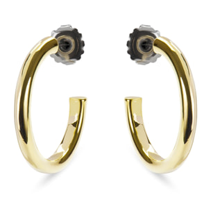 Pendientes de 29mm de diámetro acabado oro amarillo de 18K