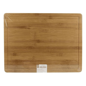 Planche à découper COOK CONCEPT a decouper avec rebord bambou 33.5x