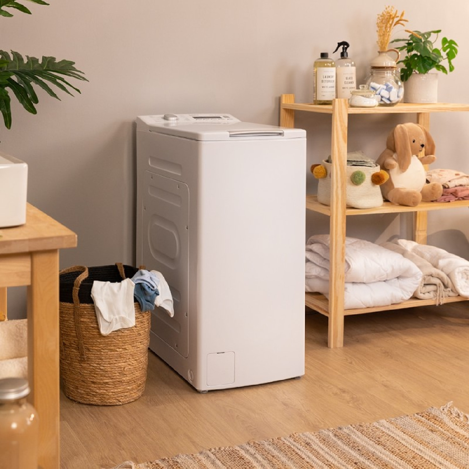 Cecotec Lavadora de carga superior Bolero DressCode Top Max 80 Inverter A
