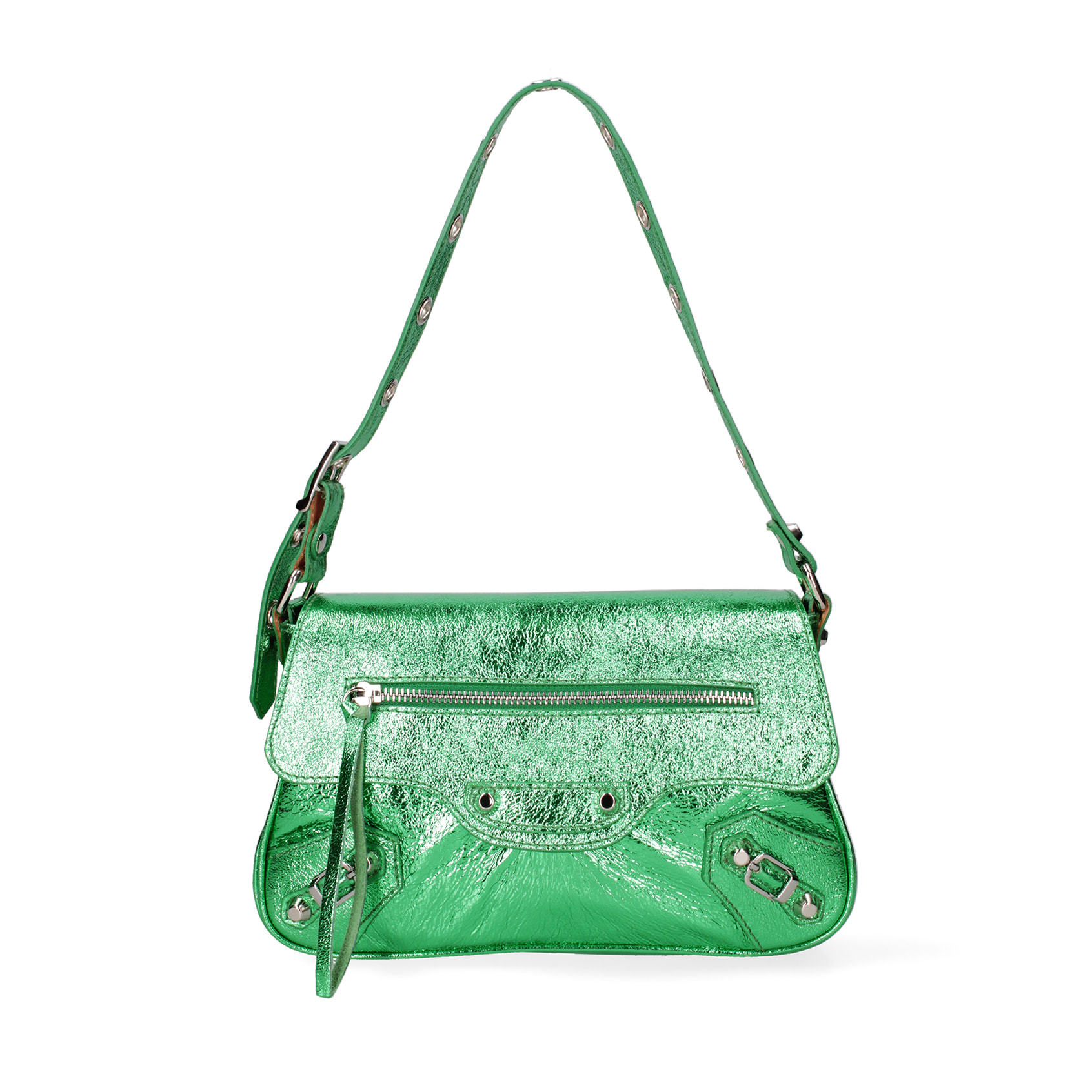 Borsa a spalla da donna In Vera pelle Made in Italy 28x15x5 cm