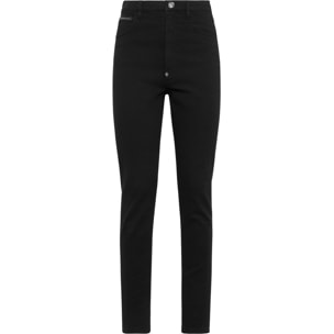 PHILIPP PLEIN Jegging de cintura alta HEXAGON