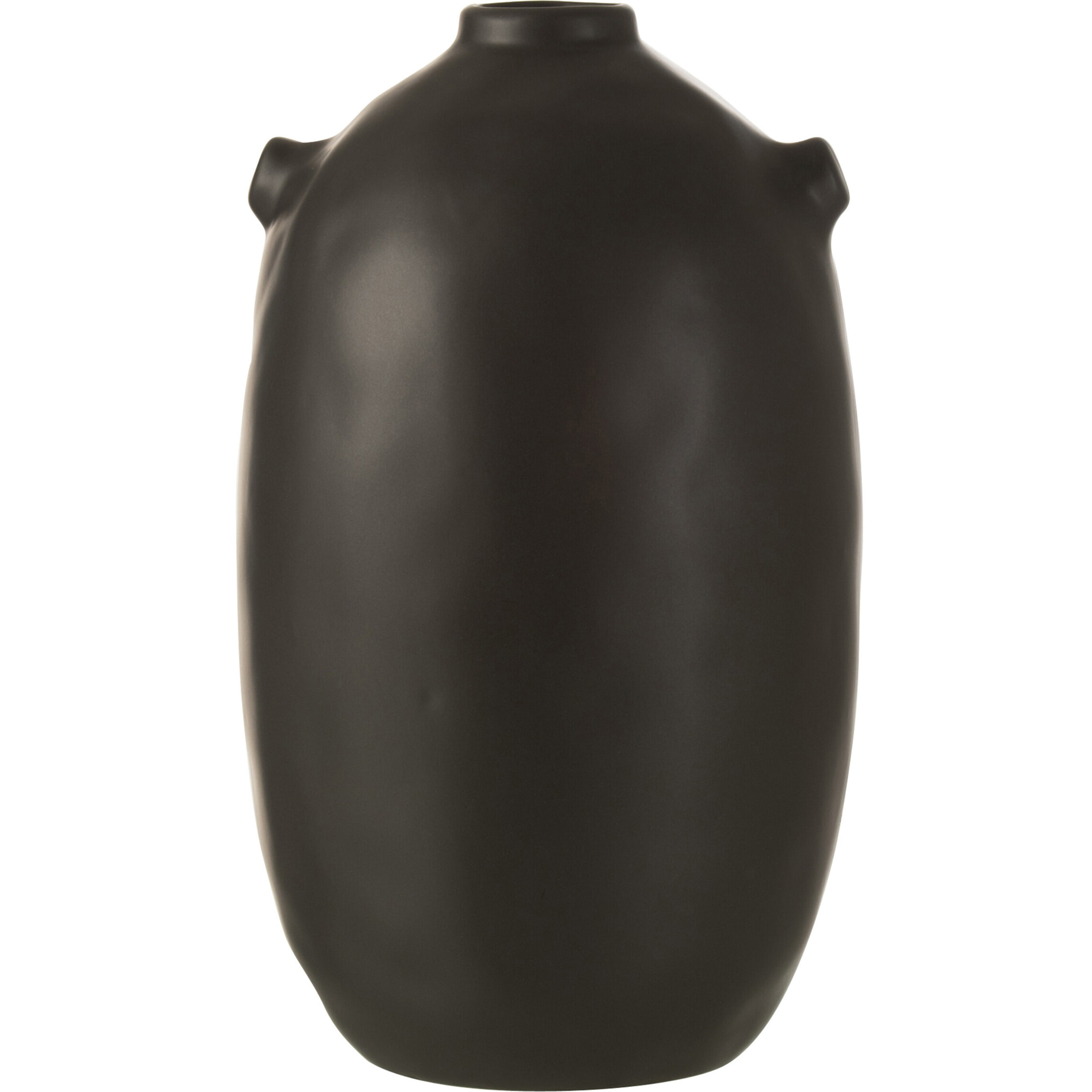 J-Line vase Renaissance - céramique - noir - 28 cm de hauteur