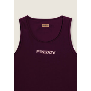 Canotta tecnica con girospalla ampio e taglio regular