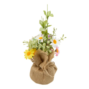 Composition florale Artificielle Tama H 27 cm