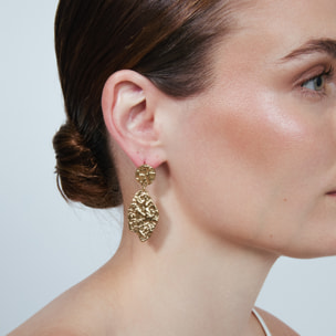 Pendientes Viusma acabado oro amarillo 18k