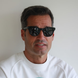 Gafas de sol OCEAN SANTA CRUZ - Negro brillante / Ahumada