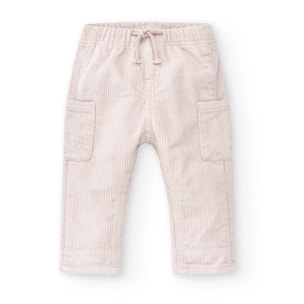 Pantalon Bebe Velours Cotele Beige