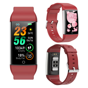Bracciale intelligente TK76. Terapia della moxibustione magnetica. Monitorare l'acido urico, i lipidi nel sangue, il grasso corporeo, la glicemia.