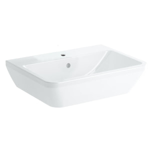 VitrA Integra lavabo 65 x 49 cm avec trou de robinetterie central, blanc brillant (7051-003-0001)