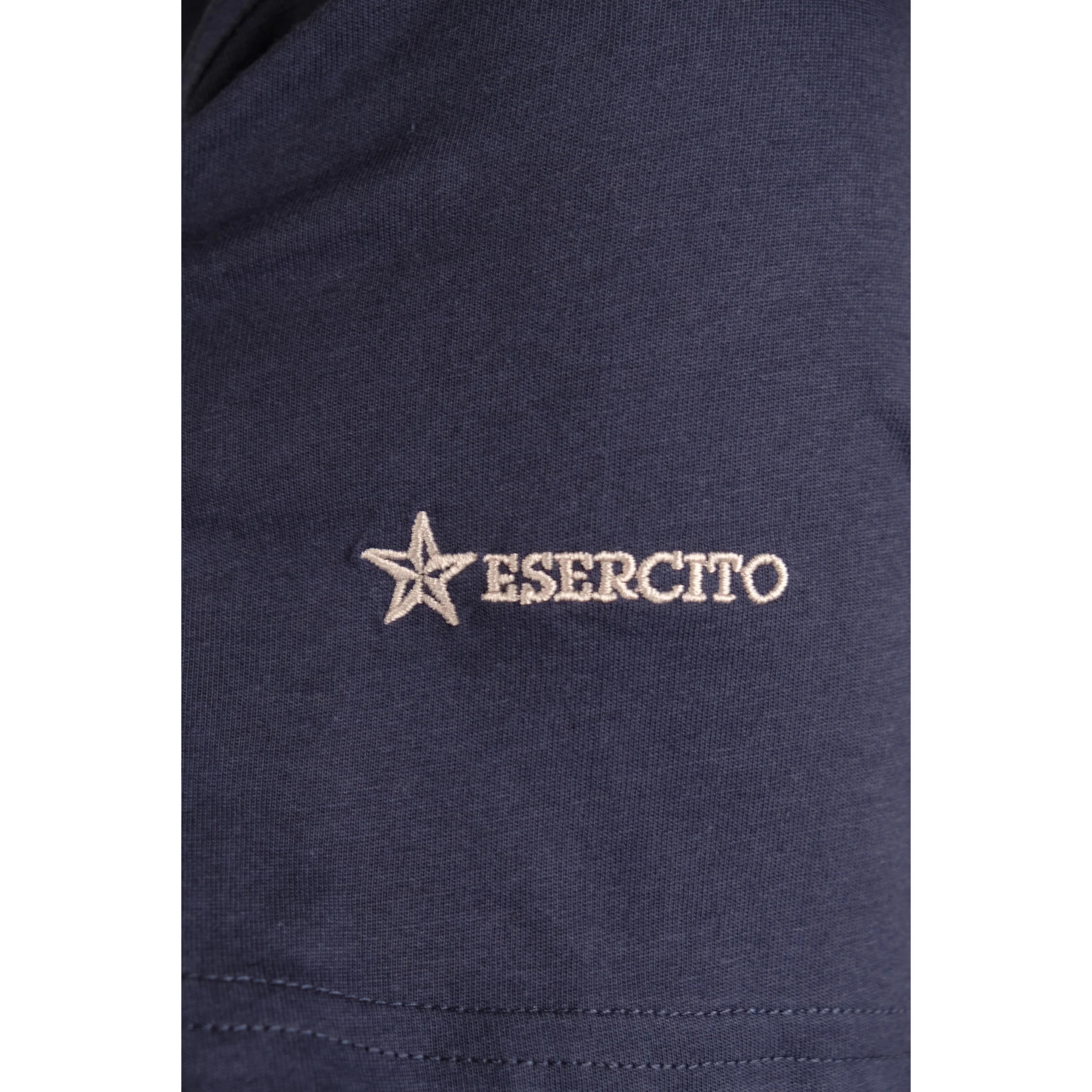 T-shirt Esercito blu in cotone uomo