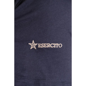 T-shirt Esercito blu in cotone uomo