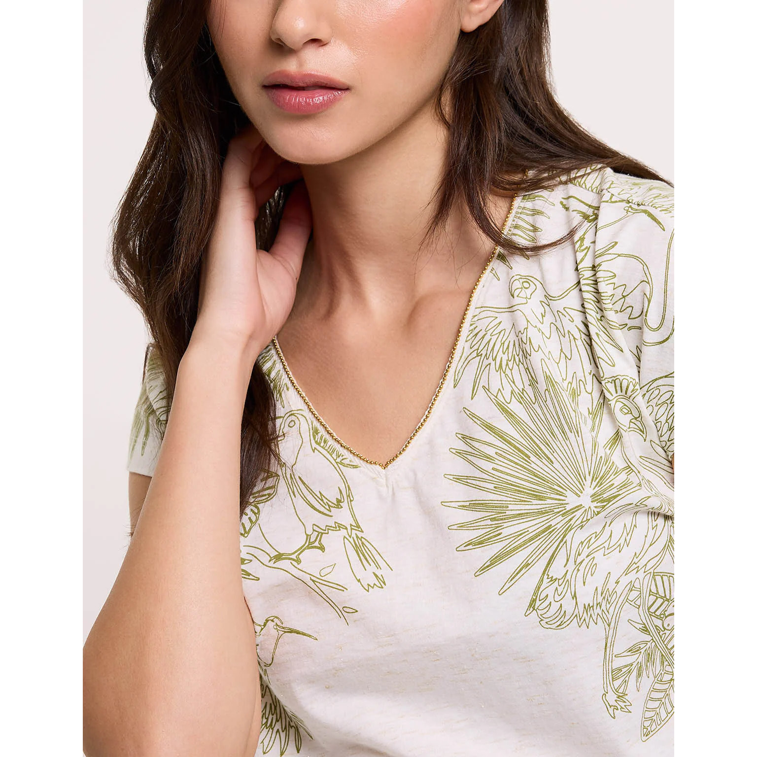 Camiseta Manga Corta Verde - Isleta