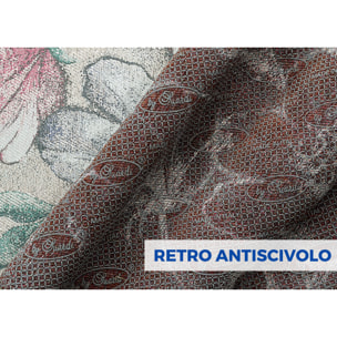 Tappeto Jacquard Ideale Salotto Camera Ingresso Made In Italy Antiscivolo, Lavabile, Morbido Disegno Asturia Tortora By Suardi