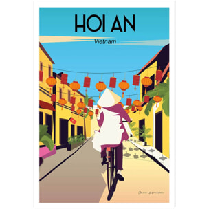 Affiche ville voyage Hoi An Vietnam Affiche seule