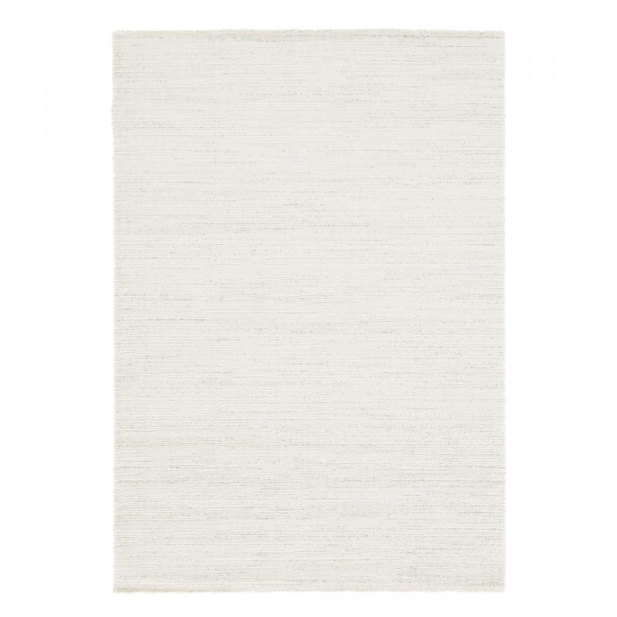 Tapis salon et chambre tissé motif faux uni DUGO