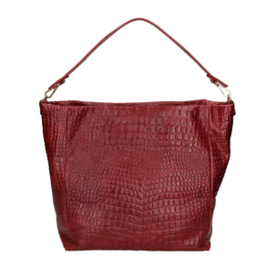 Borsa a spalla da donna - Modello Valtera - Vera pelle - 32.0 x 31.0 x 15.0 cm