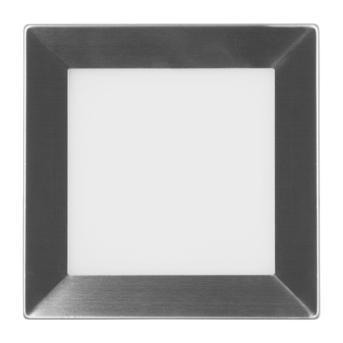 FORLIGHT Rect - Empotrable de Pared LED Cuadrado 135mm para Jardín y Terraza con Luz Neutra 4000K en Acero Inoxidable