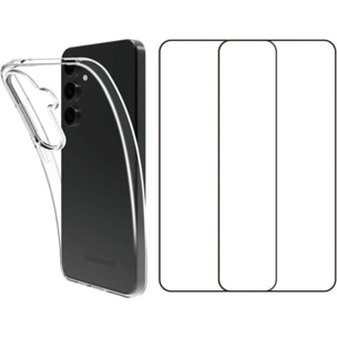 Pack ESSENTIELB Samsung S25 Coque + verre trempé