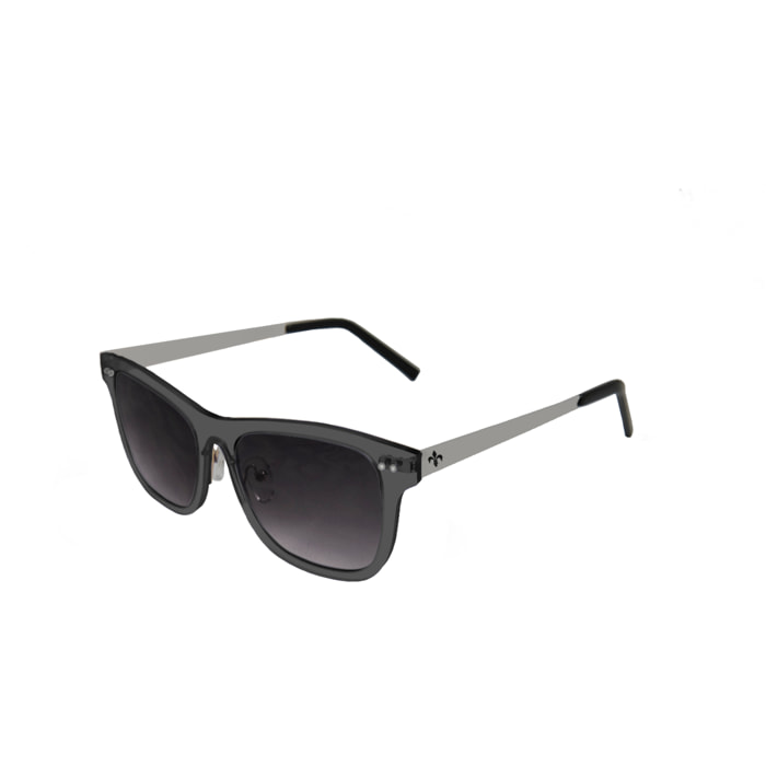 Gafas de sol LENOIR FERRAND - Transparente negro mate / Ahumada