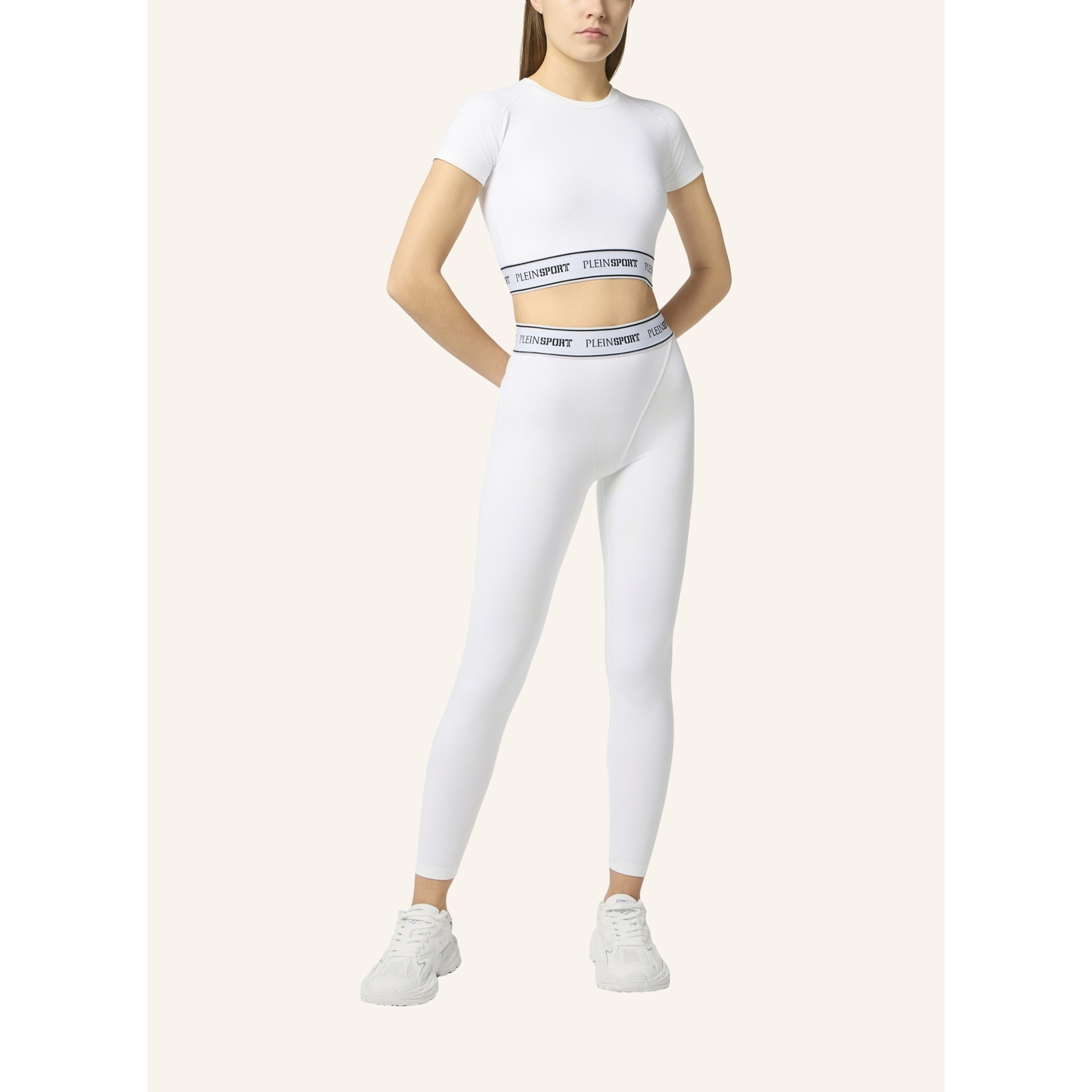 PLEIN SPORT Fleece Jogging Leggings