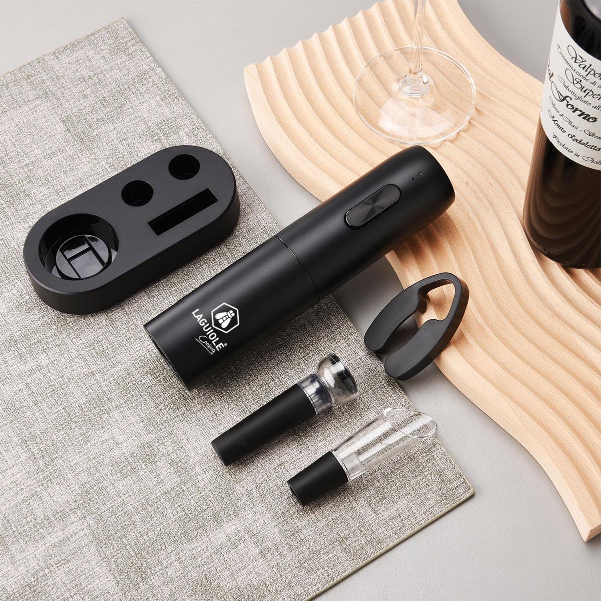 Ouvre-bouteille électrique noir rechargeable