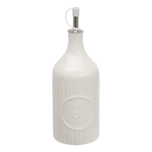 Bouteille condiment grès blanc 0,5L