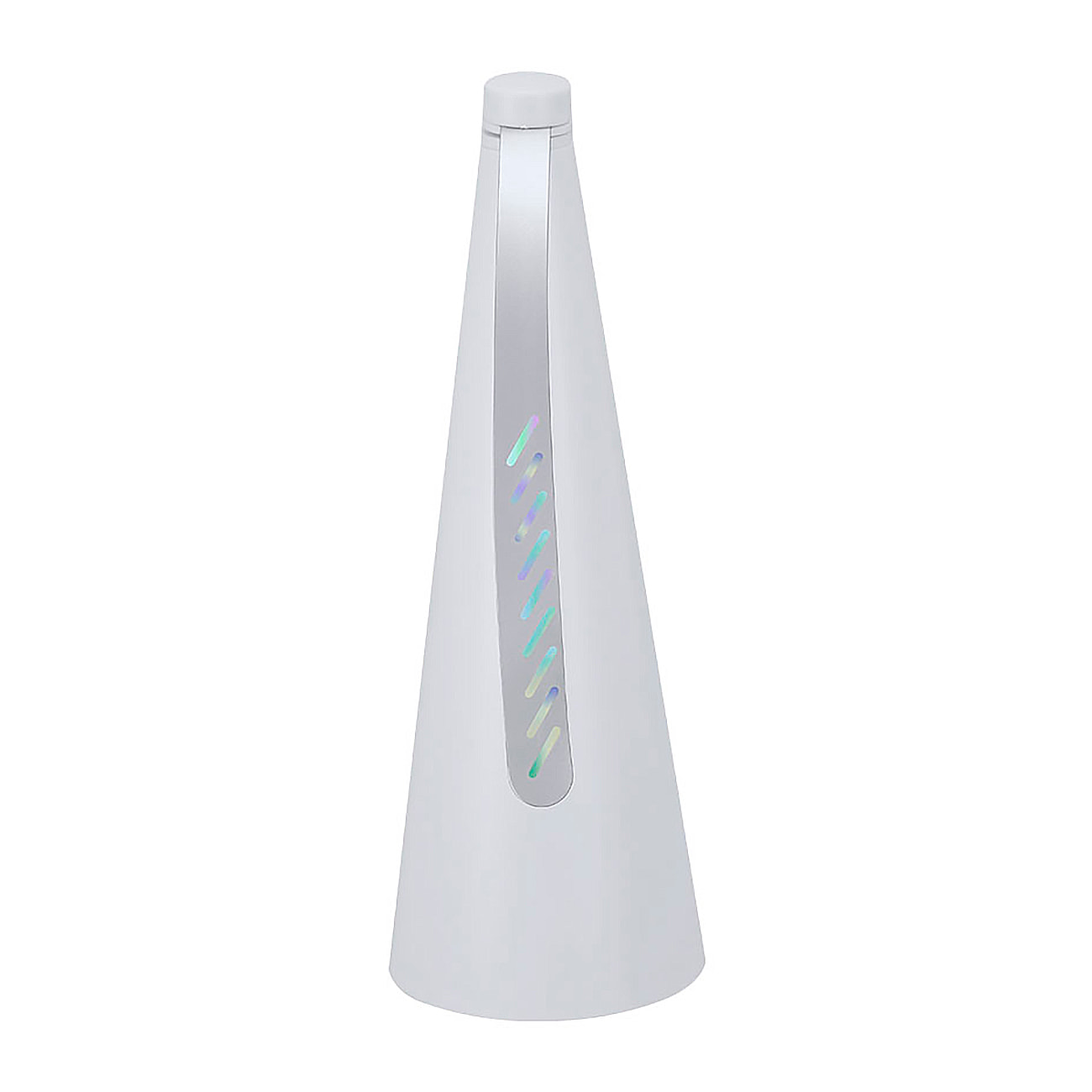 Ventilador de sobremesa antimoscas con 2 aspas de efecto UV, diseñado para repeler insectos de forma silenciosa y sin productos químicos. Ideal para interiores y exteriores.