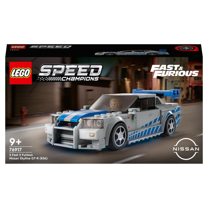 LEGO SPEED CHAMPIONS 76917 - 2 FAST 2 FURIOUS NISSAN SKYLINE GT-R (R34)