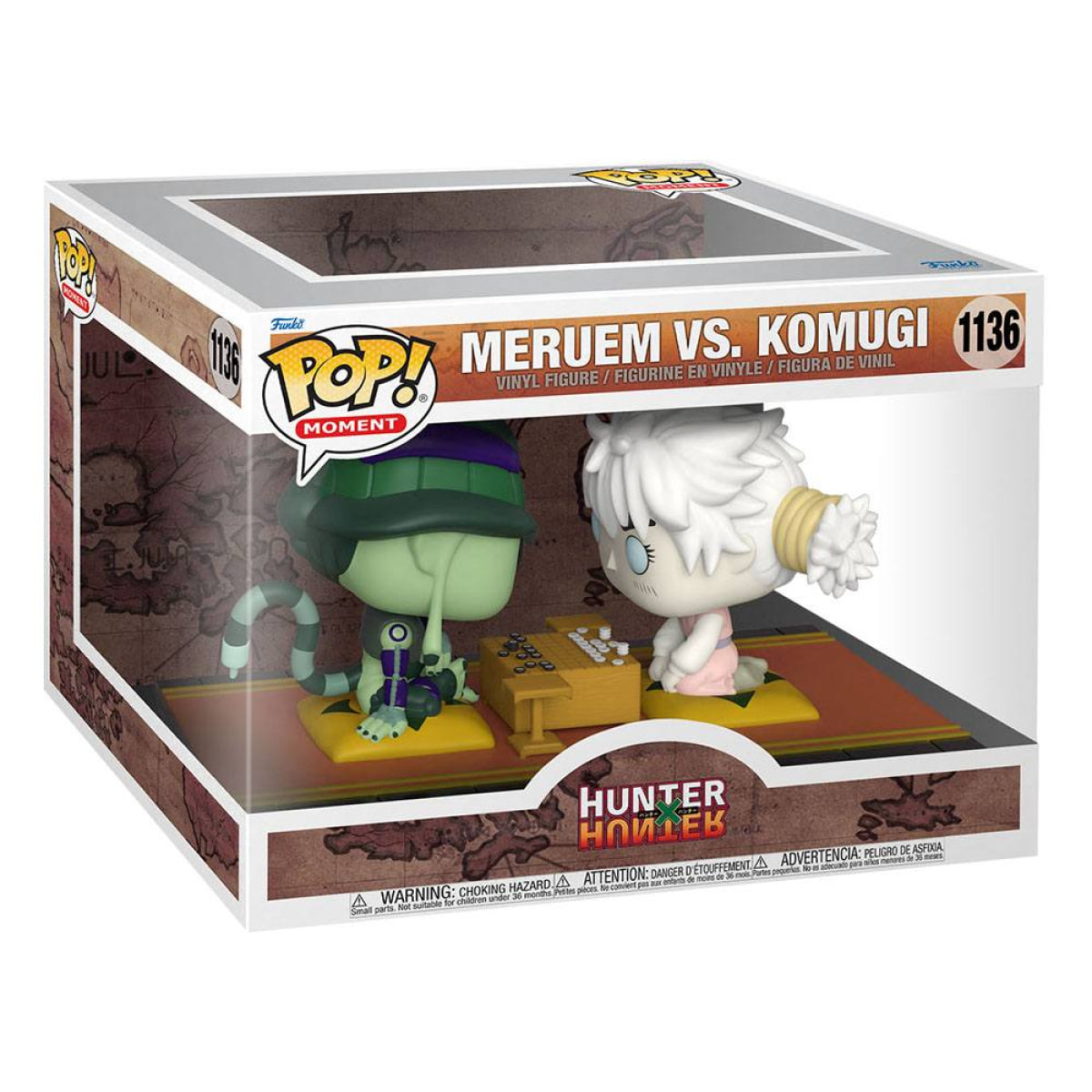 Hunter X Hunter Pop Moment! Vinile Figures 2 pack Komugi Vs Meruem 9 Cm Funko