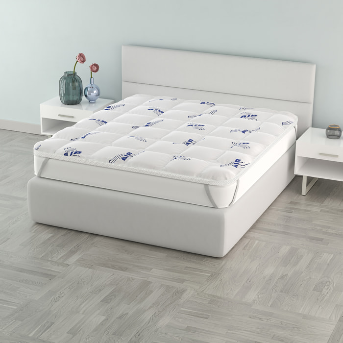 TOPPER AIR TRASPIRANTE CON ELASTICI