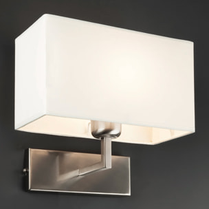 RODA Lampe applique nickel mat