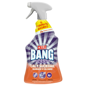 Cillit Bang - Spray Limpiador Cal y Suciedad, para Baño - Pack 3x 1 L