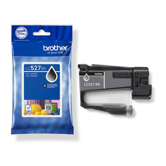 Cartouche d'encre BROTHER Originale LC527 Noire Standard - LC527BK