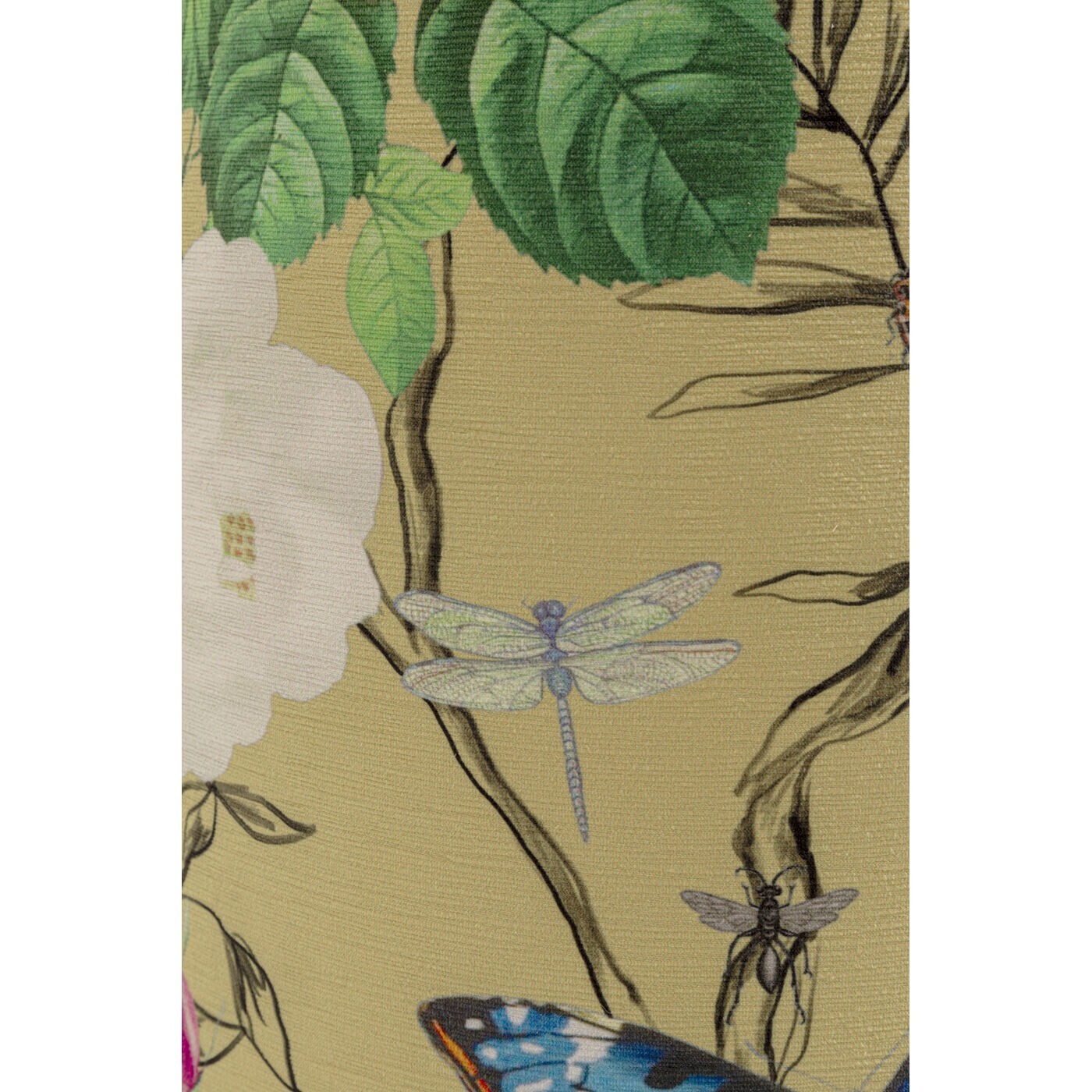 Tabouret Flower Fever 39cm jaune Kare Design