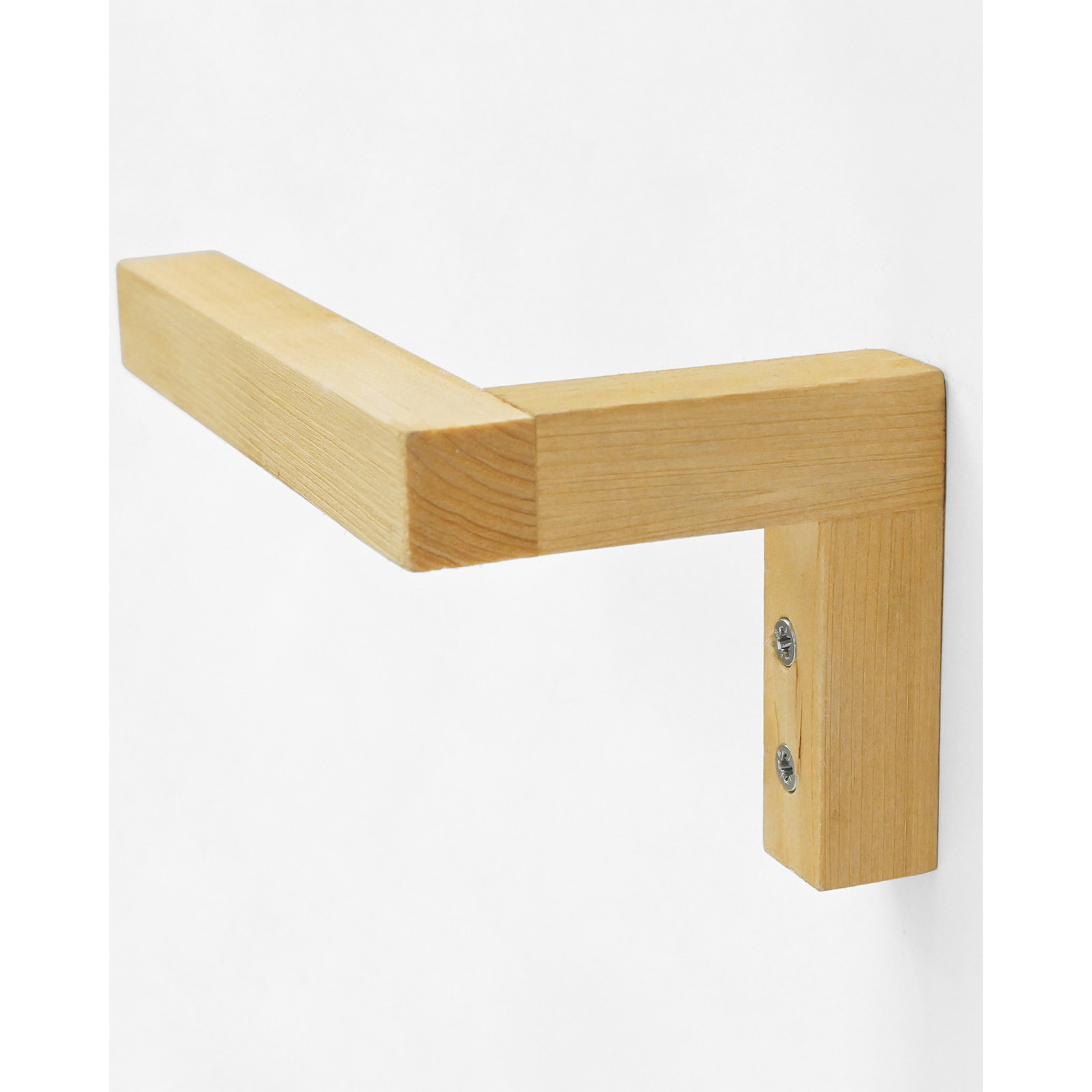 Portarrollos de pared de madera maciza tono olivo de 7x14cm Alto: 7 Largo: 14 Ancho: 8