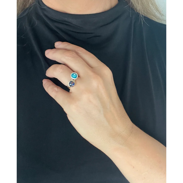 Pack de anillos Talisman de Luz en plata 10µ y dorado