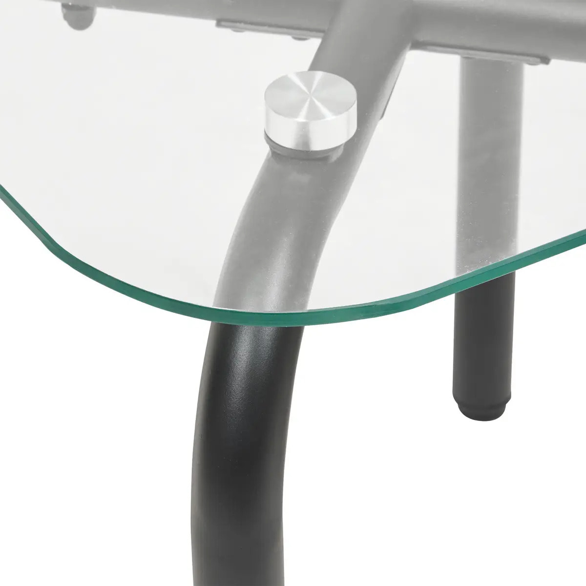 Lot de 2 tables d'appoint Hecate argent 50x50cm